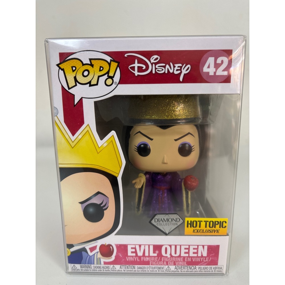 Funko Pop Disney Evil Queen 42 Diamond Collection Hot Topic Exclusive Glitter